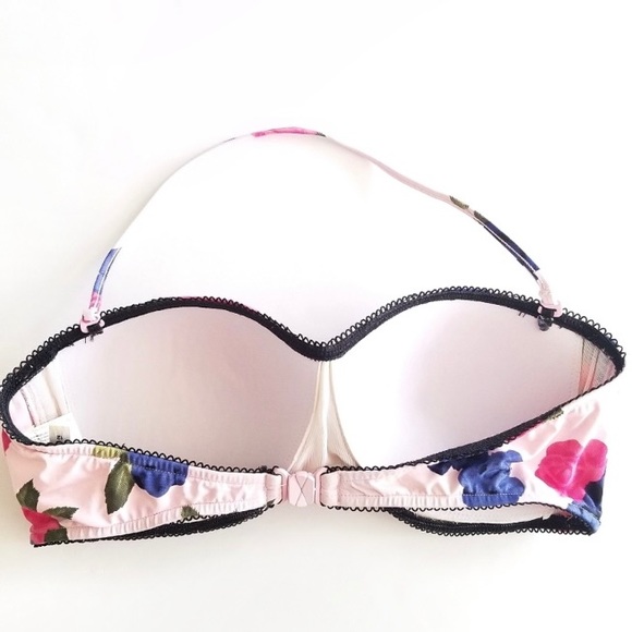 Seafolly | Floral Bustier Halter Swimsuit Top Sz 8 - Picture 3 of 4